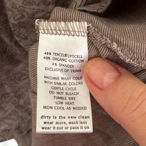 Toad & Co Rosemarie Dress XL Gray and Navy print - Picture 4 of 9